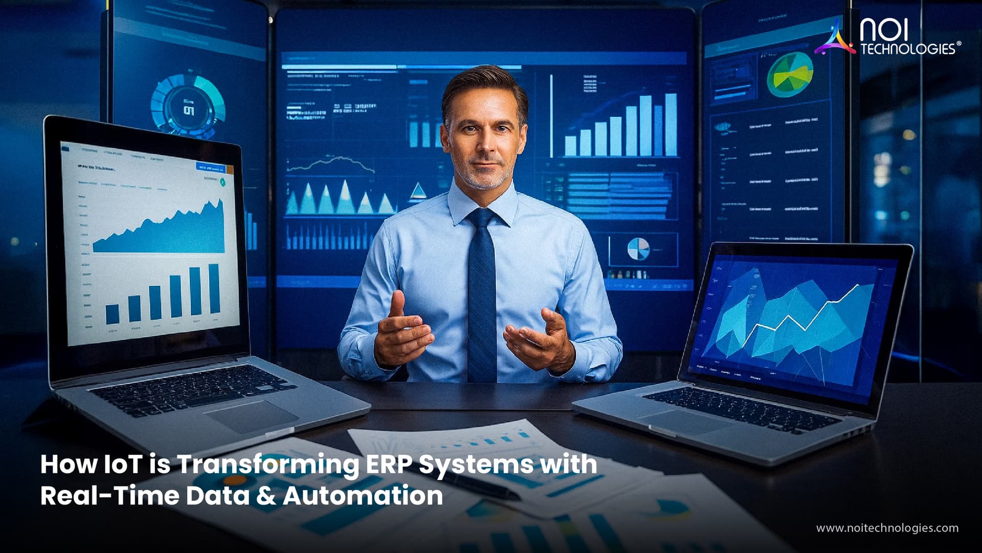 IoT integration in ERP systems for real-time operational data and automation