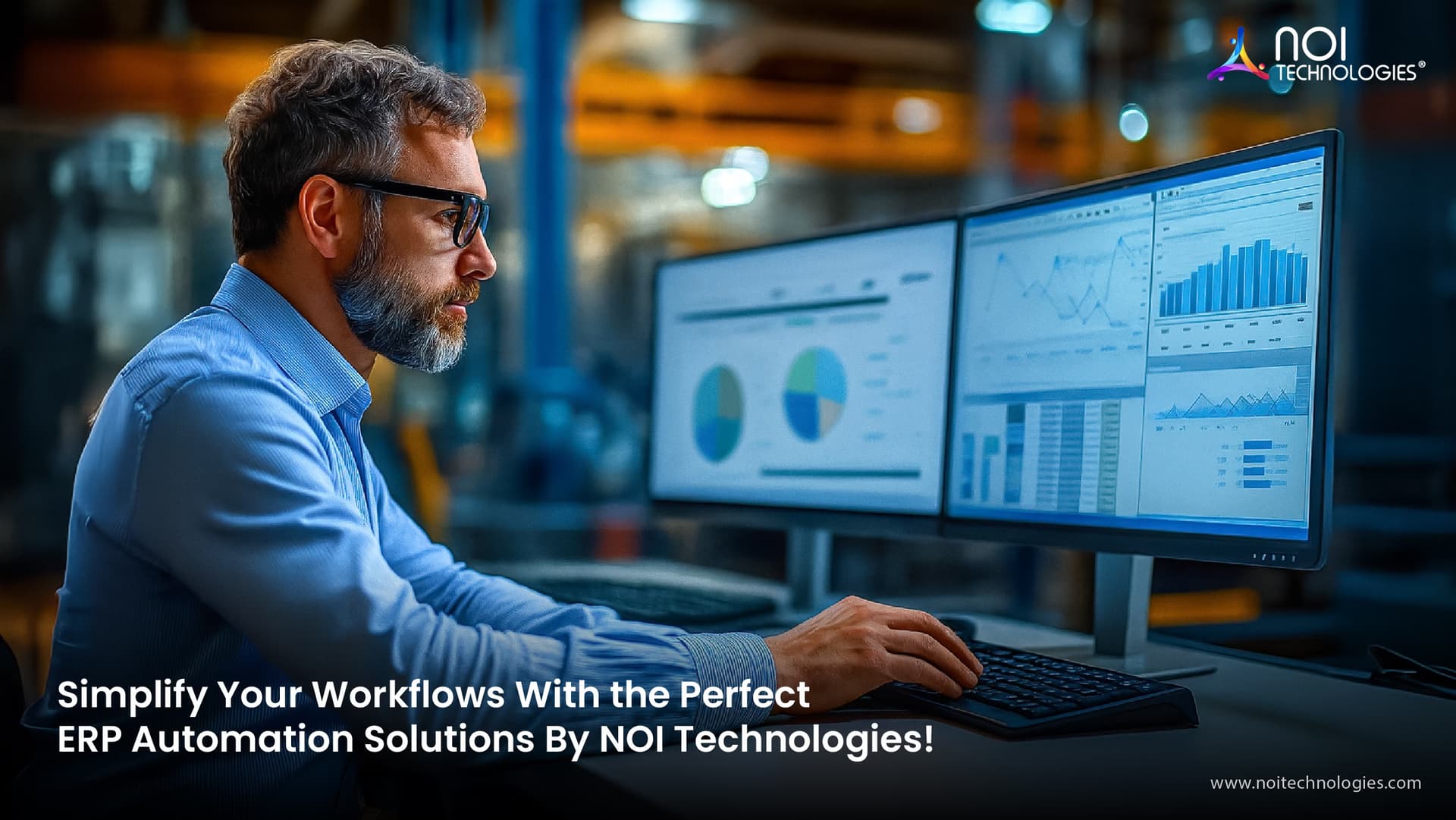 ERP automation software streamlining business workflows and repetitive tasks