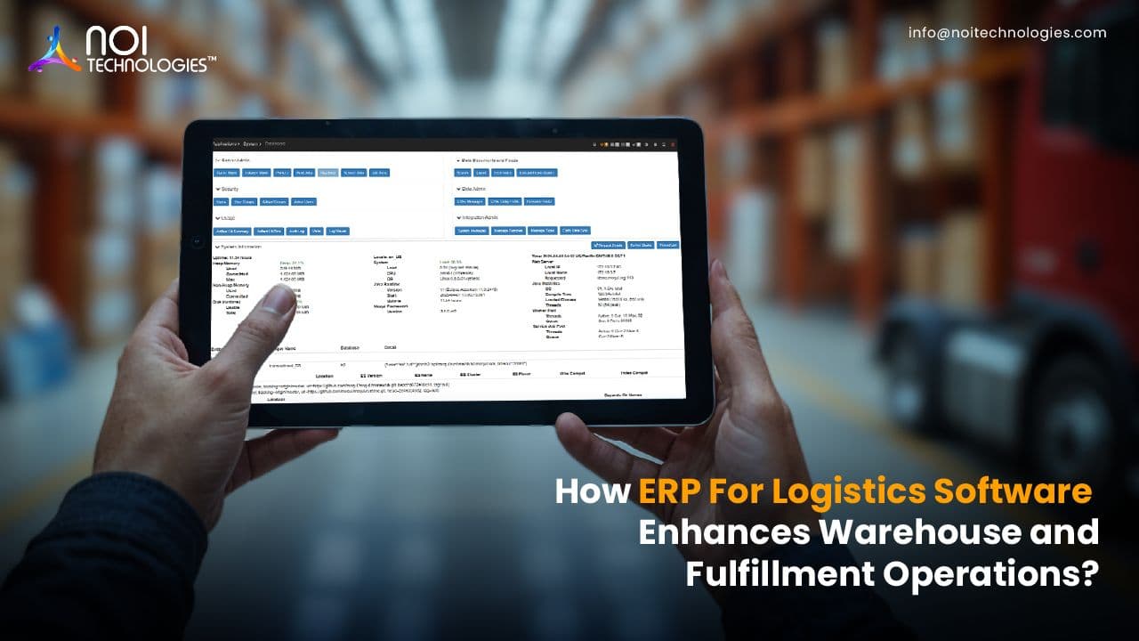 ERP software for logistics, warehouse, and fulfillment operations