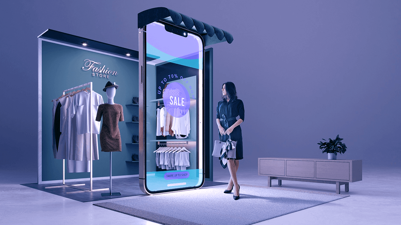 Omnichannel retail solution connecting online and physical stores