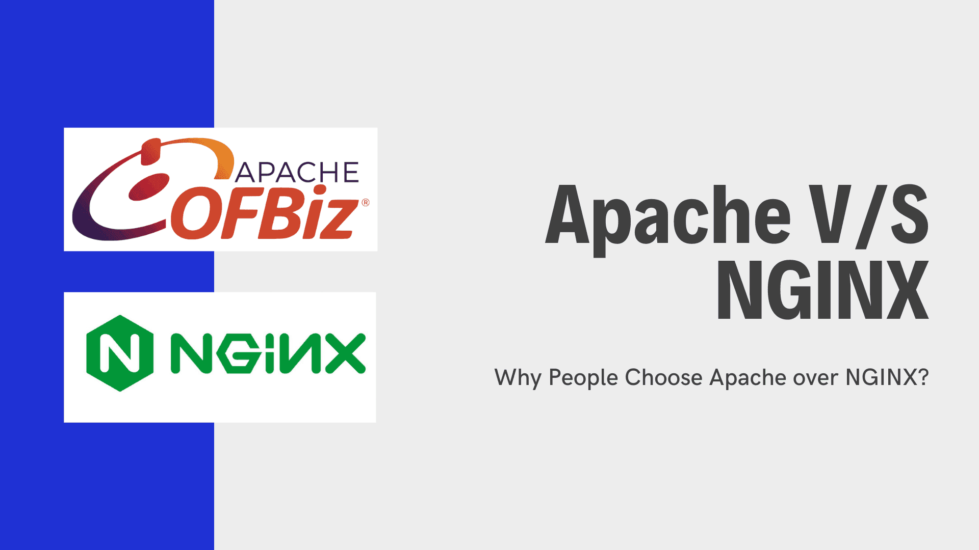 Apache vs NGINX web server comparison