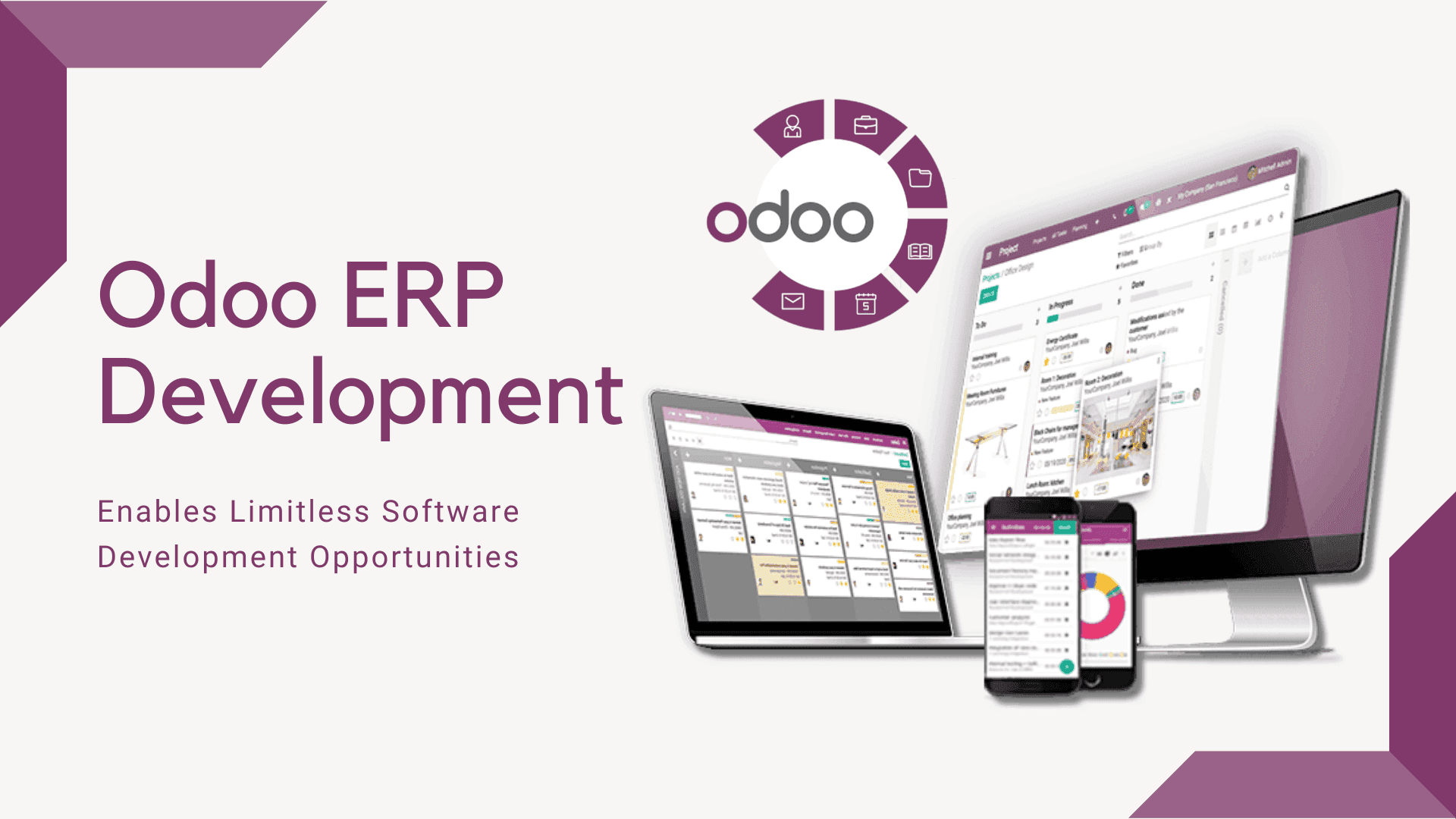Odoo ERP development for custom business software solutions