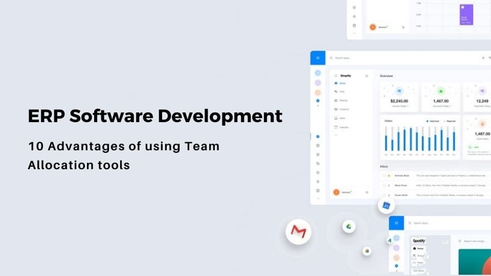 Team allocation tools for ERP software development projects