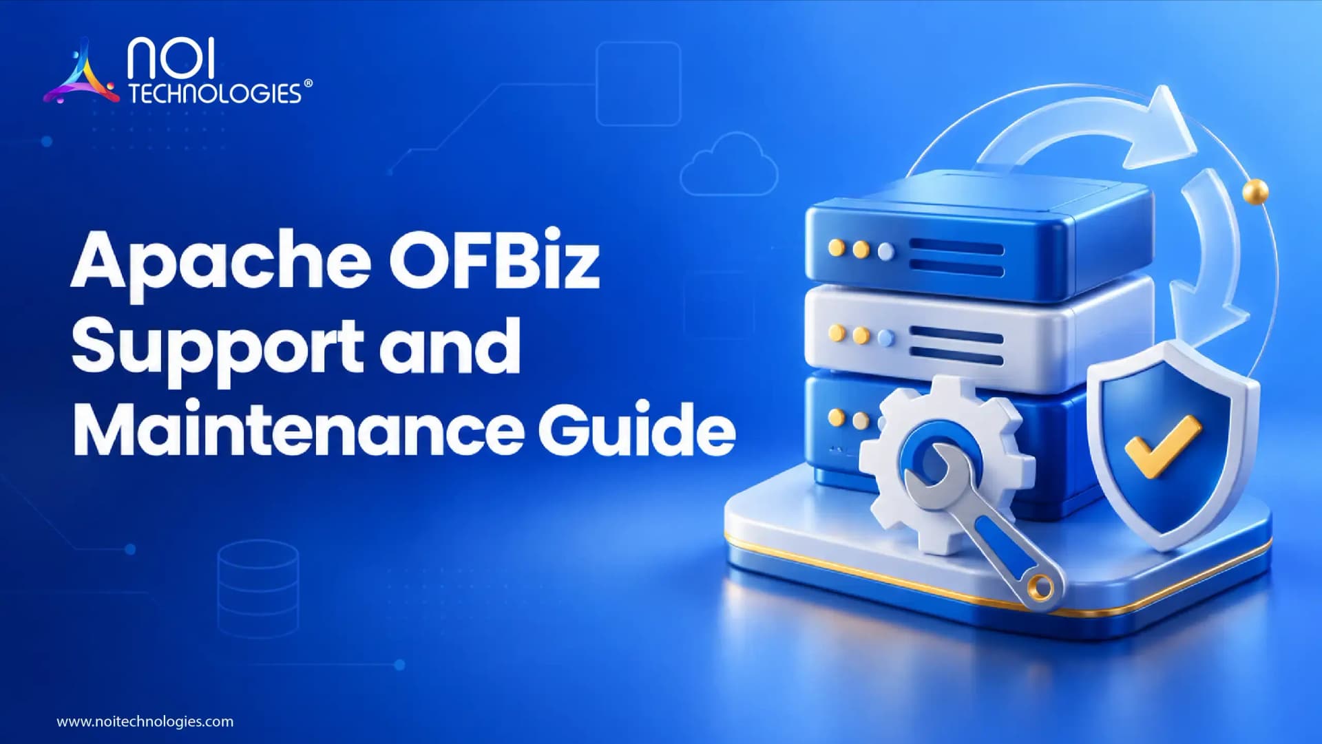 Apache OFBiz Support and Maintenance Guide cover image by NOI Technologies